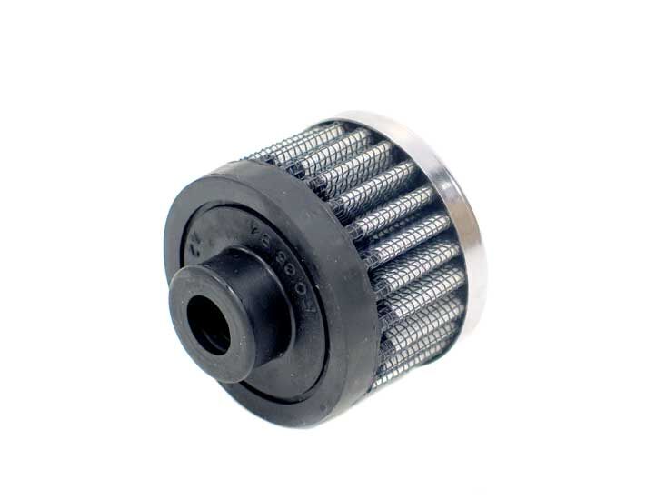 K & N Crankcase Vent Filter Intake Vent Chrome #62-1330