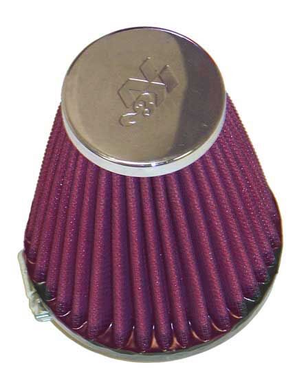 K & N Clamp-On Air Filter Chrome #RC-1920