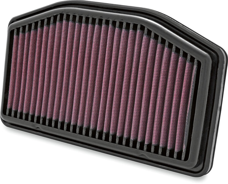 K & N OE Replacement High-Flow Air Filter for 2009-2014 YAMAHA YZF-R1 1000 Black Red #YA-1009