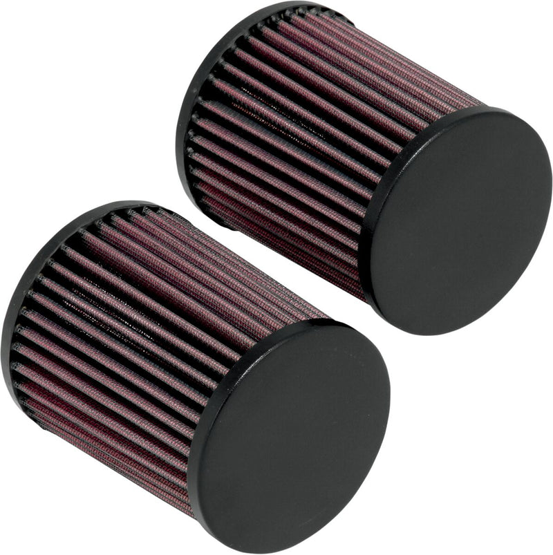 K & N Sportbike Race-Spec High-Flow Air Filter for 2004-2007 HONDA CBR 1000 RR Air Filter Race Specific Black Red Pair #HA-1004R