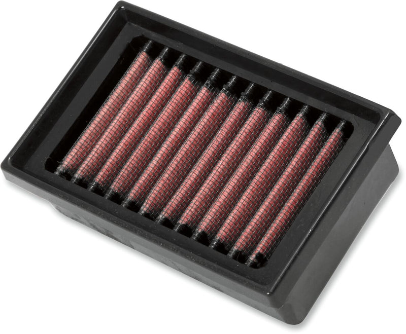 K & N OE Replacement High-Flow Air Filter for 2002-2005, 2007-2009 BMW Black Red #BM-6507