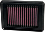 K & N OE Replacement High-Flow Air Filter for 2008-2018 YAMAHA Black Red #YA-5008