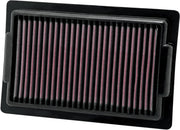 K & N OE Replacement High-Flow Air Filter for 2009-2020 YAMAHA VMX 1700 ABS Black Red #YA-1709