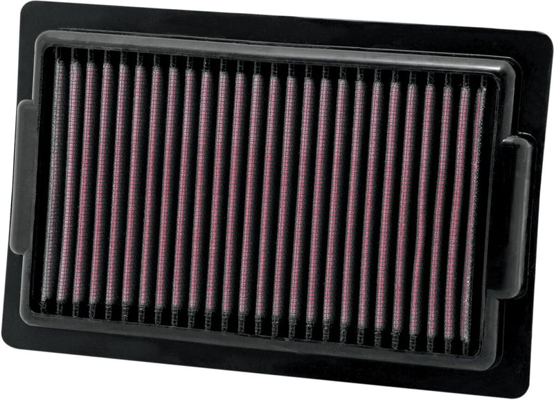 K & N OE Replacement High-Flow Air Filter for 2009-2020 YAMAHA VMX 1700 ABS Black Red #YA-1709