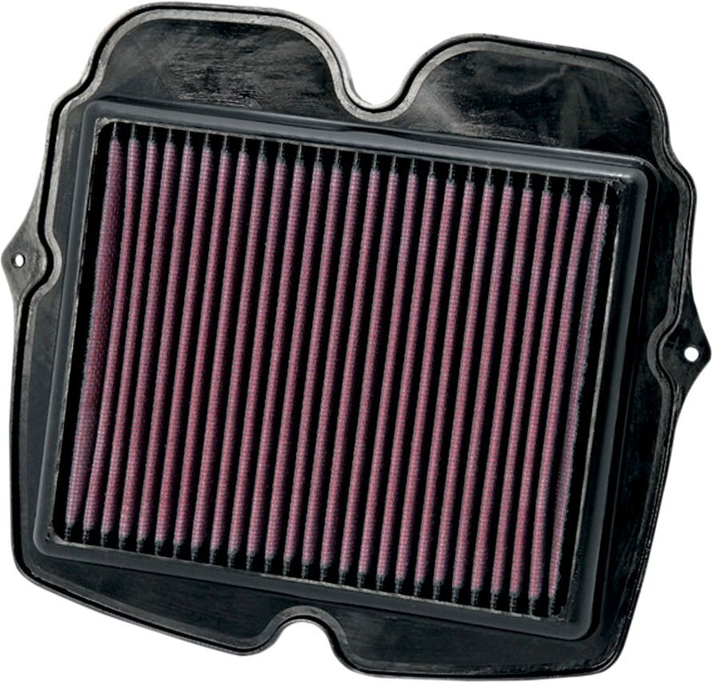 K & N OE Replacement High-Flow Air Filter for 2010-2020 HONDA VFR 1200 Black Red #HA-1110