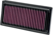 K & N Replacement High-Flow Air Filter for 2008-2013 Harley-Davidson XR 1200 Black Red #HD-1208