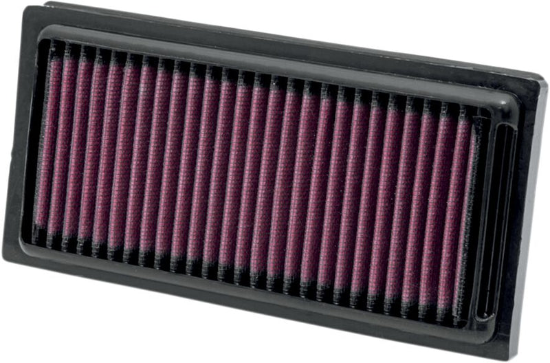K & N Replacement High-Flow Air Filter for 2008-2013 Harley-Davidson XR 1200 Black Red #HD-1208