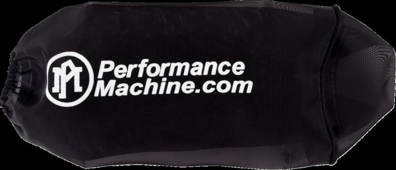 Performance Machine Pullover Rain Sock for Fast Air Intake Cleaners - Textile, Each - Black / White for Harley-Davidson Touring, Softail, Dyna & Trike 1993-2017