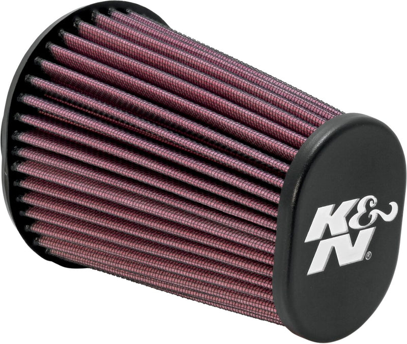 K & N Replacement Air Filter for Aircharger® Air Intake Black Red Clamp-On #RE-0960