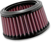 K & N High-Flow Air Filter for 2008-2024 ROYAL ENFIELD Black Red Rubber