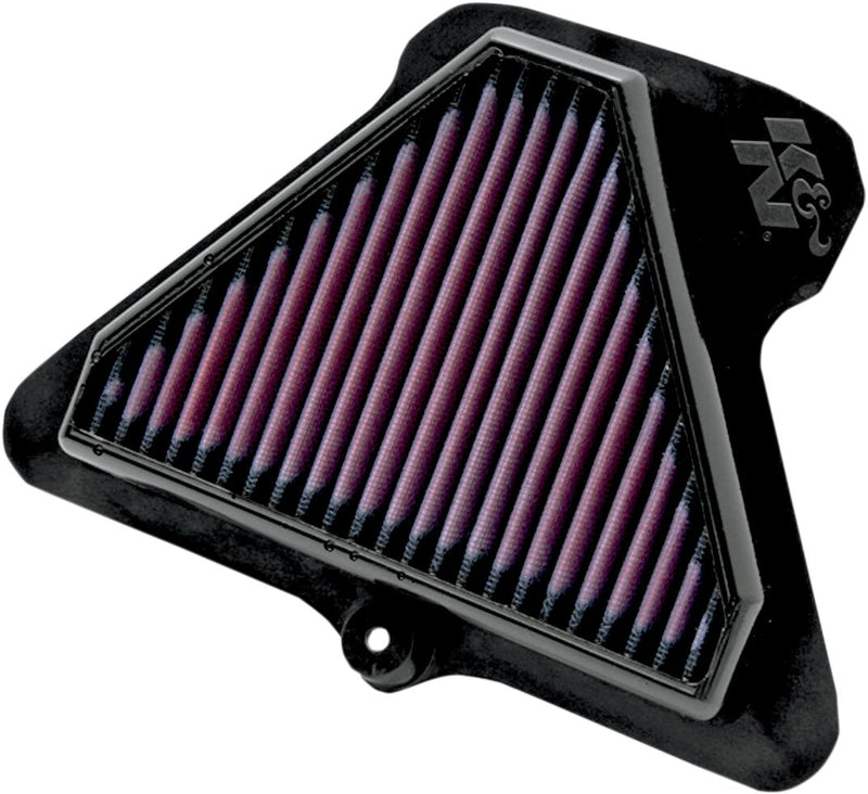 K & N OE Replacement High-Flow Air Filter for 2011-2015 KAWASAKI ZX-10 R 1000 Black Red #KA-1011
