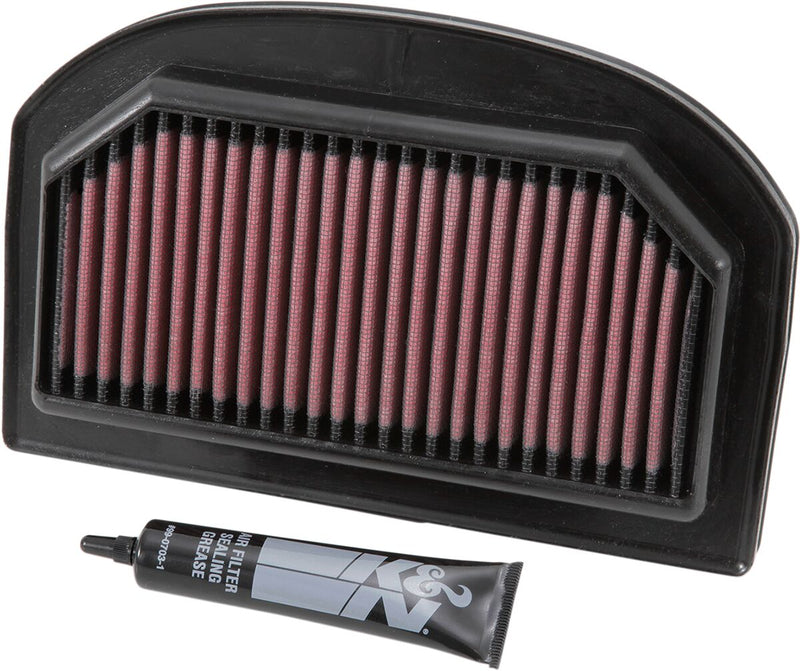 K & N OE Replacement High-Flow Air Filter for 2012-2020, 2022-2026 TRIUMPH TIGER Black Red #TB-1212