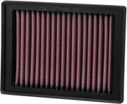 K & N OE Replacement High-Flow Air Filter Black Red #KT-1113