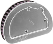 K & N Replacement High-Flow Air Filter for 2012-2017 Harley-Davidson Red Silver #HD-1614
