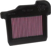 K & N OE Replacement High-Flow Air Filter for 2014-2021 YAMAHA Black Red