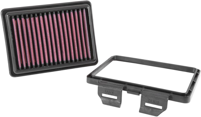 K & N OE Replacement High-Flow Air Filter for 2012-2026 HONDA Black Red #HA-2513