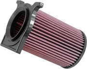 K & N High-Flow Air Filter for 2007, 2009-2025 YAMAHA YFM 700 Black Red #YA-7016