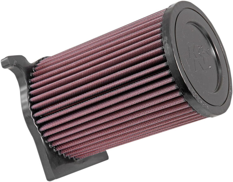 K & N High-Flow Air Filter for 2007, 2009-2025 YAMAHA YFM 700 Black Red #YA-7016