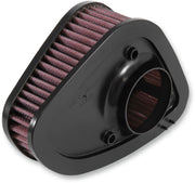 K & N Replacement High-Flow Air Filter for 2015-2025 Harley-Davidson Black Red