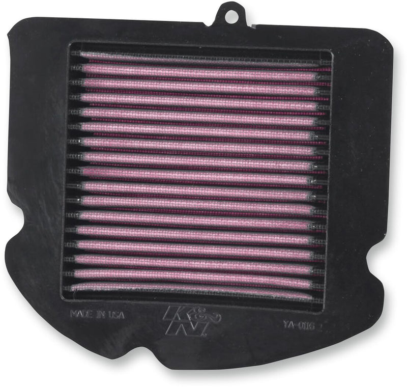 K & N OE Replacement High-Flow Air Filter for 2016-2026 YAMAHA YXZ 1000 R Black Red #YA-0116