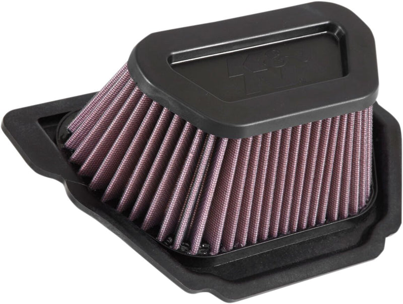 K & N OE Replacement High-Flow Air Filter for 2015-2022 YAMAHA Black Red