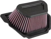 K & N OE Replacement High-Flow Air Filter for 2015-2022 YAMAHA Black Red #YA-1015