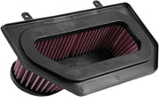 K & N High-Flow Air Filter for 2017-2025 SUZUKI GSX-R 1000 Black Red Each