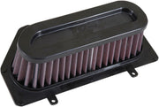 K & N Sportbike Race-Spec High-Flow Air Filter for 2017-2025 SUZUKI GSX-R 1000 Air Filter Race Specific Black Red