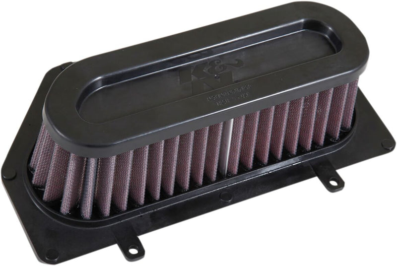 K & N Sportbike Race-Spec High-Flow Air Filter for 2017-2025 SUZUKI GSX-R 1000 Air Filter Race Specific Black Red #SU-1017R