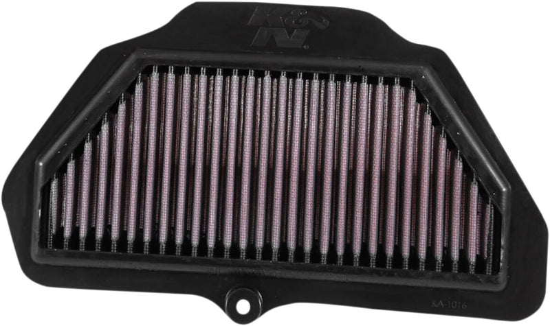 K & N OE Replacement High-Flow Air Filter for 2016-2025 KAWASAKI ZX-10 R Black Red