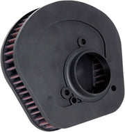 K & N Replacement High-Flow Air Filter for 2011-2016, 2018-2024 Harley-Davidson Black Red #HD-1718
