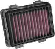 K & N OE Replacement High-Flow Air Filter Black Red #KT-1217