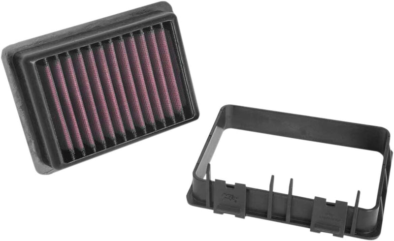 K & N OE Replacement High-Flow Air Filter Black Red #KT-1217