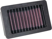 K & N OE Replacement High-Flow Air Filter for 1991-2022 MOTO GUZZI Black Red #MG-8516