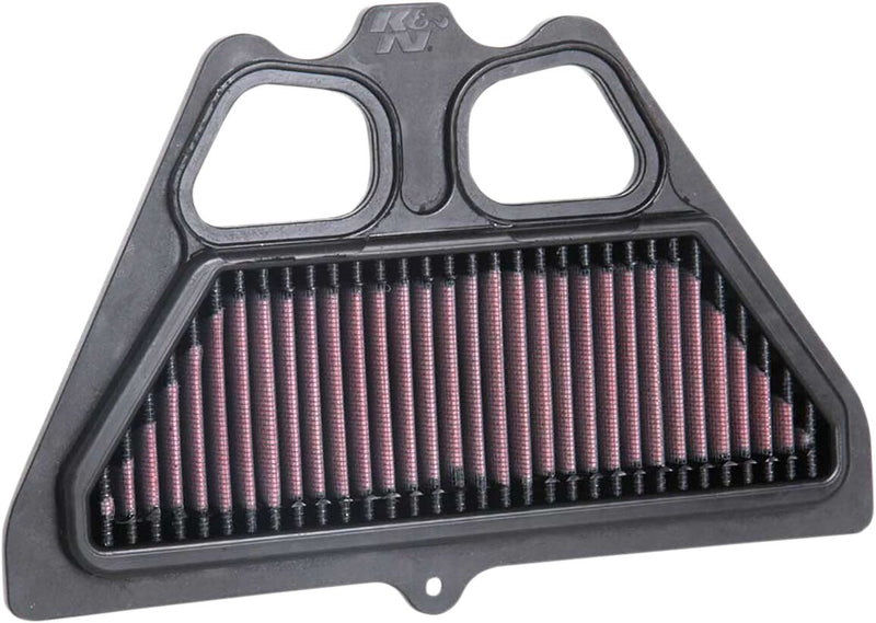 K & N OE Replacement High-Flow Air Filter for 2017-2026 KAWASAKI Black Red #KA-9017