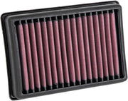 K & N OE Replacement High-Flow Air Filter for 2013-2024 MOTO GUZZI Black Red #MG-1315