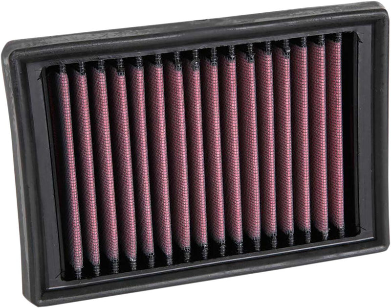 K & N OE Replacement High-Flow Air Filter for 2013-2024 MOTO GUZZI Black Red #MG-1315