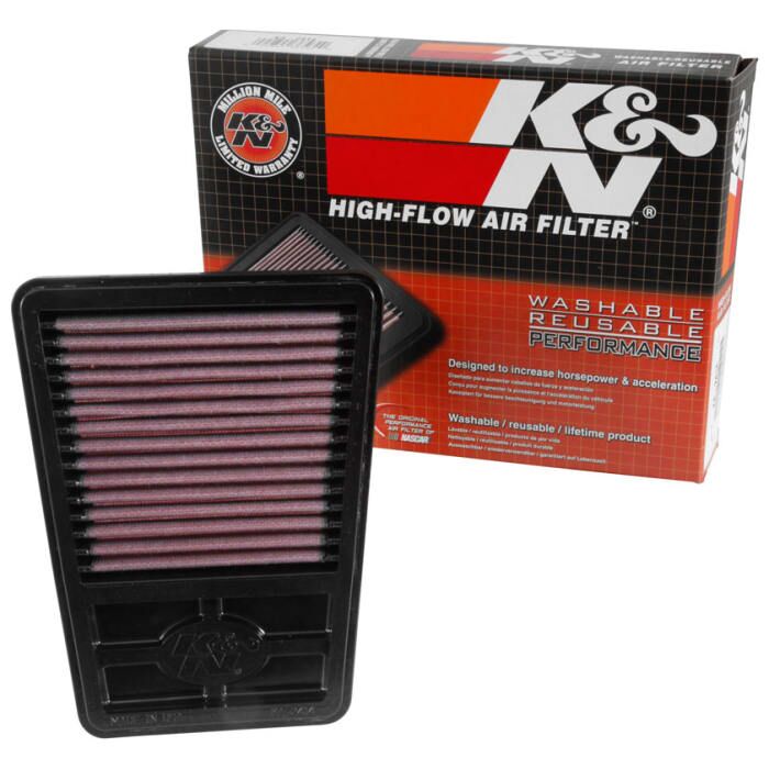 K & N OE Replacement High-Flow Air Filter™ for 2015-2026 KAWASAKI Black Red