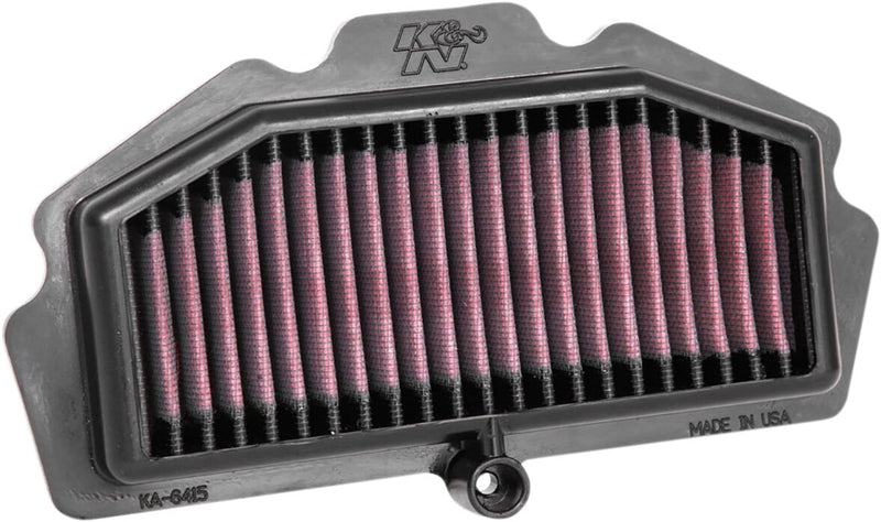 K & N OE Replacement High-Flow Air Filter for 2015-2026 KAWASAKI Black Red #KA-6415