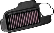 K & N OE Replacement High-Flow Air Filter for 2018-2026 HONDA Z 125 Black Red #HA-1219