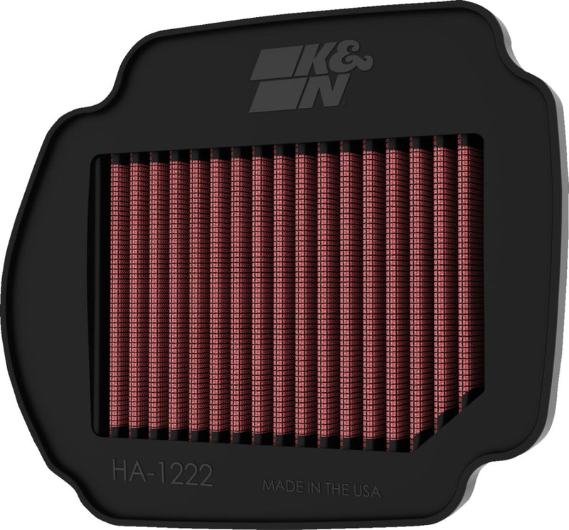 K & N OE Replacement High-Flow Air Filter for 2021-2026 HONDA Black Red #HA-1222