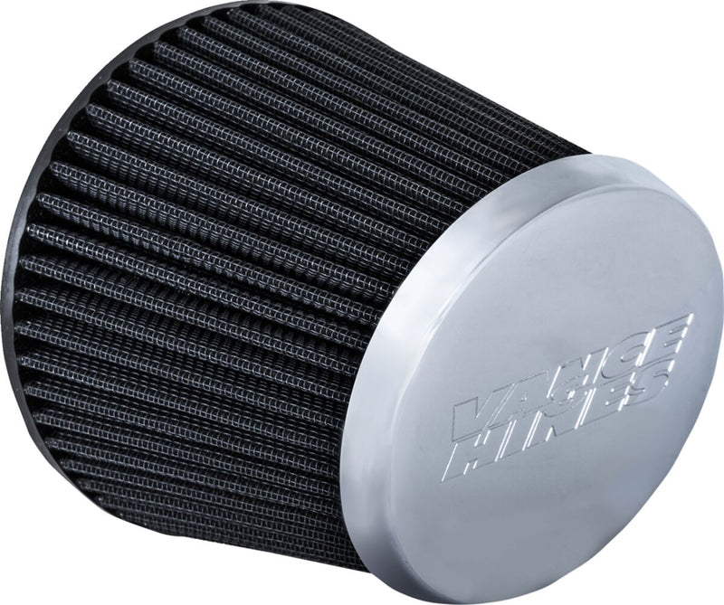 Vance & Hines Falcon Air Filter Replacement - Each, Billet Aluminum - Chrome