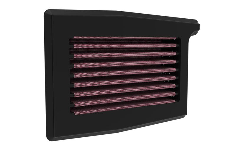 K & N Universal Clamp-On Air Filter for 2021-2026 TRIUMPH Black Red