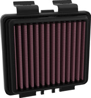 K & N High-Flow Air Filter for 2021-2026 HONDA CRF 300 L Black Red Rubber #HA-3021