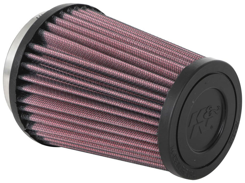 K & N Universal Clamp-On Air Filter Black Red