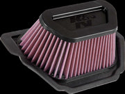 K & N Replacement High-Flow Air Filter for 2020-2025 YAMAHA YZF-R1 Black Red #YA-1020