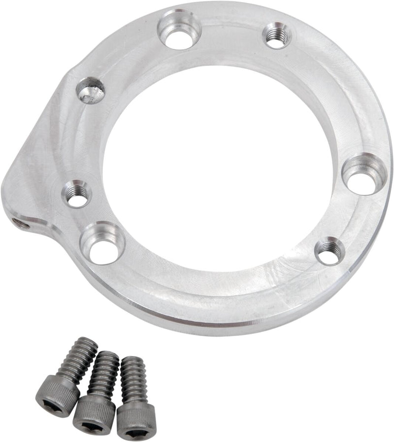 LA Choppers Air Cleaner Adapter For S&S Carburetors Silver 6061 T-6 Billet Aluminium #LA-2890-01