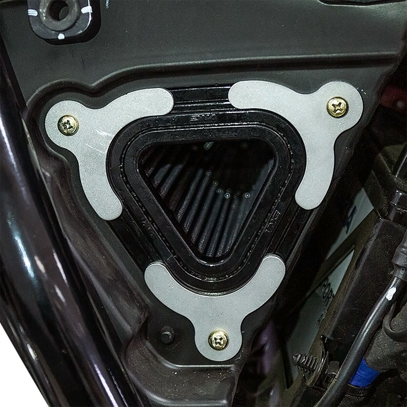 S&S Cycle Air Intake Eliminator Plate Kit for 2019-2021, 2023 ROYAL ENFIELD Silver Stainless Steel #170-0603A