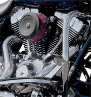 S&S Cycle Black Wrinkle Powder-Coat Bob Dish Stealth Air Cleaner Cover #170-0123