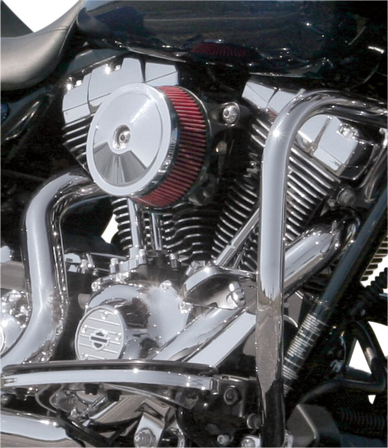 S&S Cycle Chrome Bob Dome Stealth Air Cleaner Cover